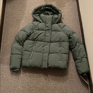 Levi's Dark Green Puffer Jacket